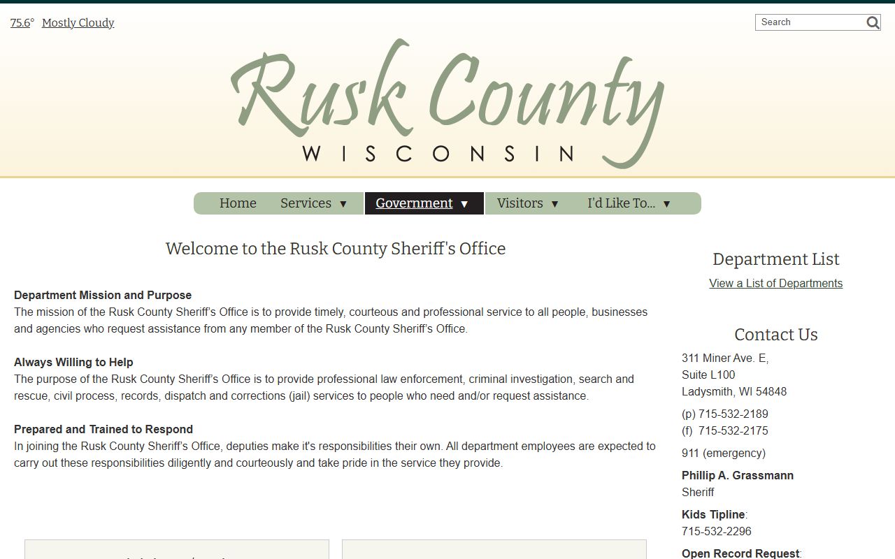 Rusk County sheriff records request source for booking photos